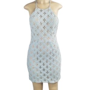 City Triangle baby blue dress
